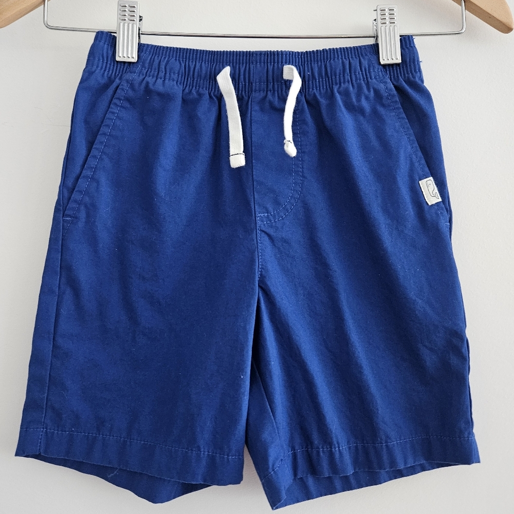 Vineyard Vines Boys Blue Drawstring Shorts Size 6 - Picture 1 of 5